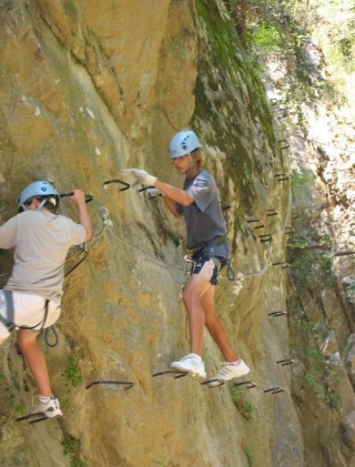  Vía ferrata para principiantes 